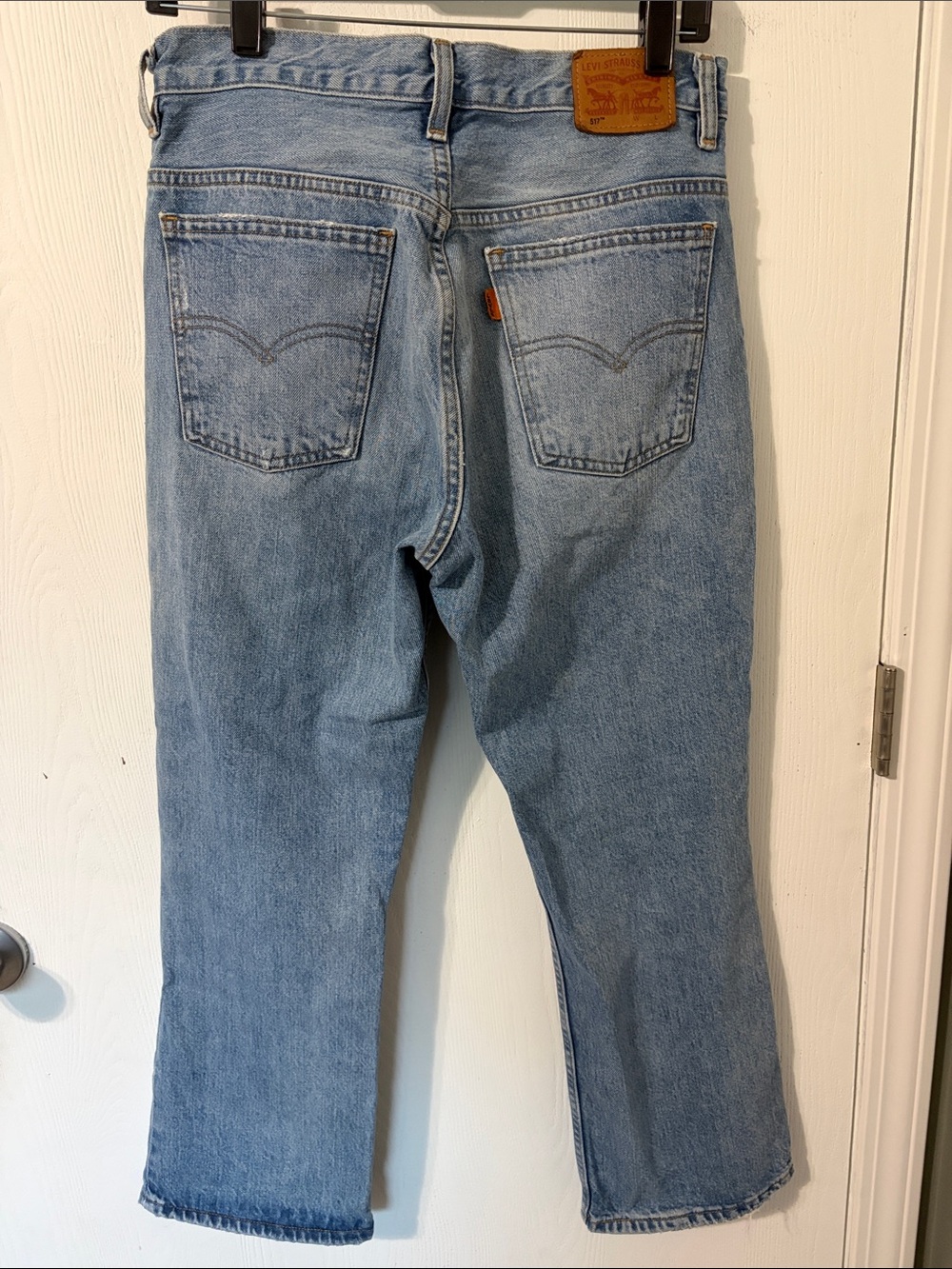 Vintage Orange Tab Levi's Women’s 517 Light Blue Bootcut Jeans Size 29 - Picture 5 of 11